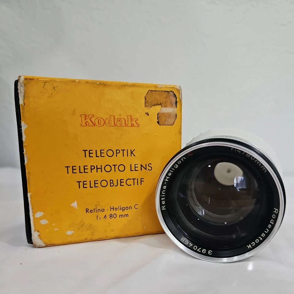 Lente de cámara Rodenstock Retina Heligon C 80 mm f4 vintage años 50 Foto 1 de 4