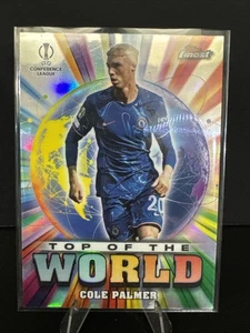 2024-25 Topps Finest UEFA Club Comp Cole Palmer #TW-6 Top of the World - Picture 1 of 2