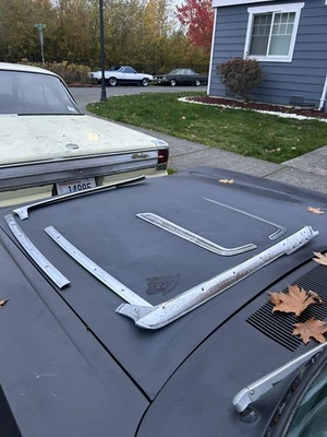  1963 Plymouth sport fury convertible belt line mouldings top trim chrome  - Image 1 of 4