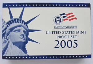 2005-S United States Mint Proof Set COA Complete 10-Coin Set OGP - Picture 1 of 4