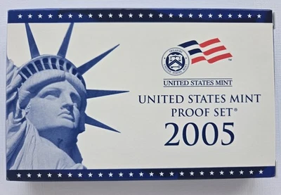 2005-S United States Mint Proof Set COA Complete 10-Coin Set OGP - Image 1 of 4