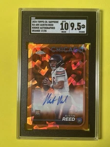 2024 Topps Chrome Sapphire - Austin Reed Rookie Orange SICK /25 SGC 10 Auto!! - Bild 1 von 3