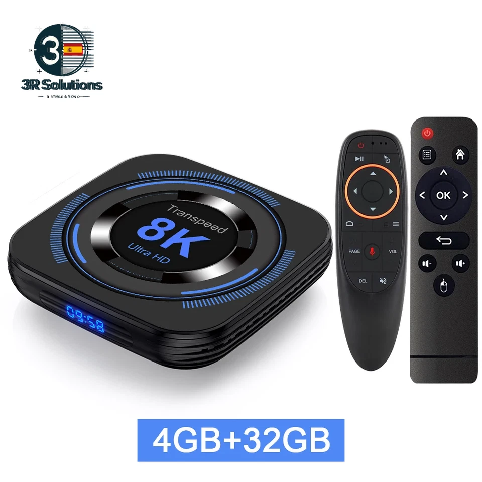 TV Box Android 12 H618 Allwinner 4K 64GB Dual Wifi BT HDMI - Imagen 1 de 4