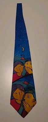 Gravata The Beatles “Do You Wanna Know a Secret” 100% seda John Lennon 3,75” - Imagem 1 de 4