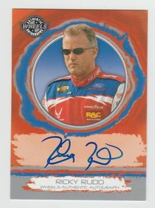 RICKY RUDD Signed 2006 Wheels Authentic Autograph SP ON CARD AUTO NASCAR HOF - Picture 1 of 2