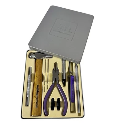 Kit de herramientas para álbum de recortes manualidades papel hacer recuerdos juego de ajuste de ojales y broches a presión  Foto 1 de 4