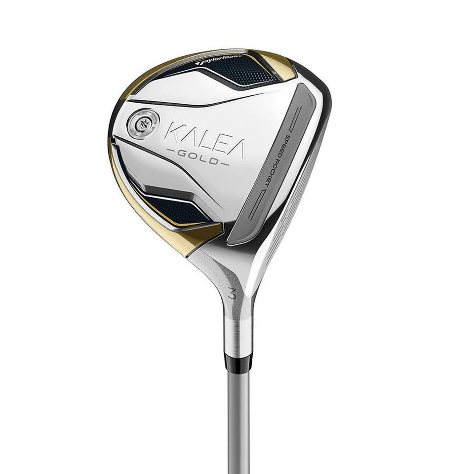 Taylor Made Kalea Gold 3 Wood 16* (Ultralight 40, Ladies) Women's 2024 NEW - Image 1 of 4