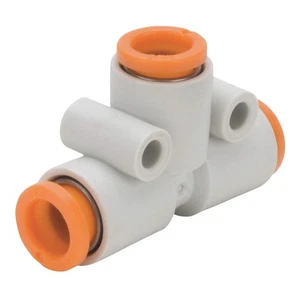 SMC KQ2T13-00A Union Tee,1/2 in.,TubexTube 36W812 - Picture 1 of 1