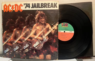 AC/DC "74 JAILBREAK" 1984 VINYL RECORD~ATLANTIC 80178~1~Y vg free shipping - Image 1 of 3