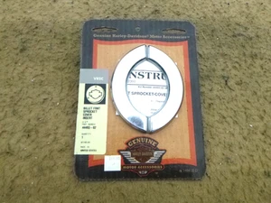 N.O.S. HARLEY DAVIDSON V-ROD VRSCA CHROME FRONT SPROCKET COVER INSERTS 44493-02 - Picture 1 of 6
