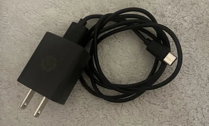 Genuine Google Chromecast Power Adapter Adapter & Micro-USB Cable - Picture 1 of 2