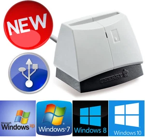 USB CHERRY ST-1002U Lecteur de Carte à Puce Chipkartenreader D ST-1000U -7 - Afbeelding 1 van 1