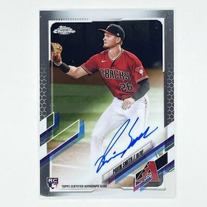 2021 Topps Chrome Rookie Autographs Pavin Smith Auto #RA-PS Arizona Diamondbacks