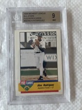 1994 Fleer ProCards Midwest League All-Star Game Alex Rodriguez BGS 9 RARE RC