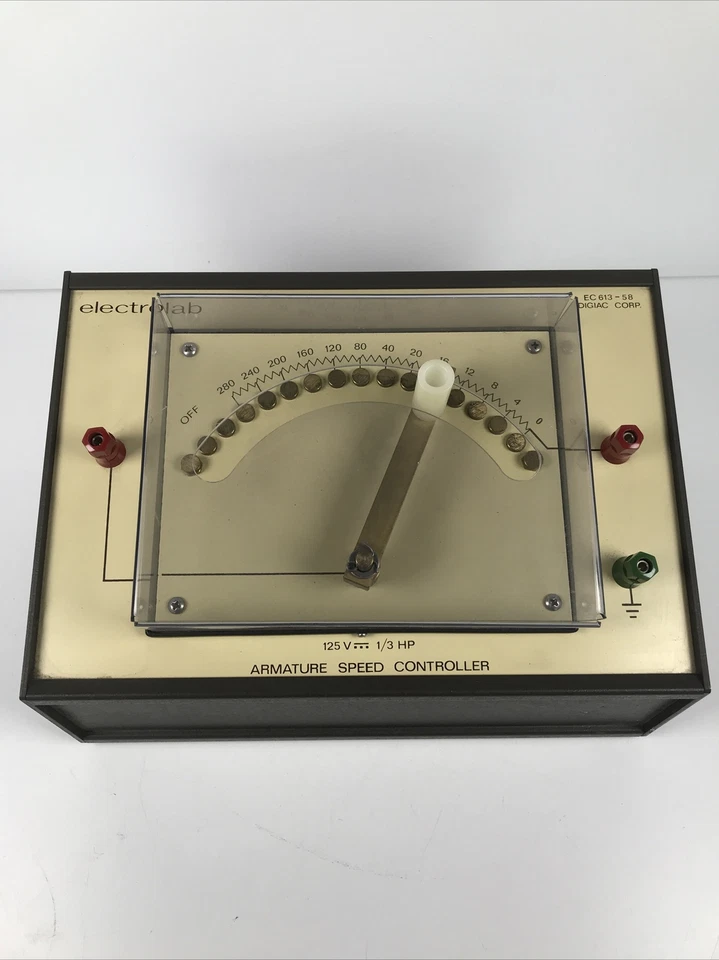Electrolab Armature Speed Controller EC 613-58 Digiac 125V 1/3 HP Device - Image 1 of 4