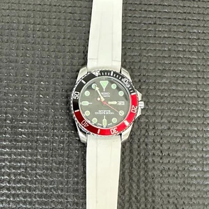 20mm WHITE FKM Caoutchouc rubber Strap band Fits some Seiko Watches - Picture 1 of 6