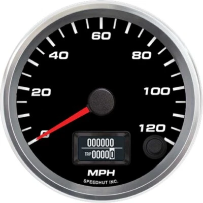 Speedhut 3-3/8" GPS Speedometer 120 mph - Image 1 of 4