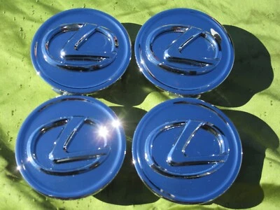 4-NEW CHROME CENTER CAPS FOR LEXUS GS400-74147 - Image 1 of 3