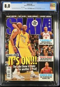 Pop 1, SLAM Magazine #148 2011 Kobe Bryant CGC 8.0 Lamar Odom Lakers - Picture 1 of 2
