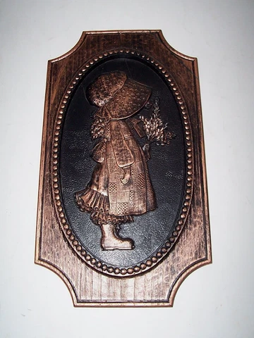 VINTAGE 1972 HOLLY HOBBIE AMERICAN GREETINGS WALL PLAQUE Cover
