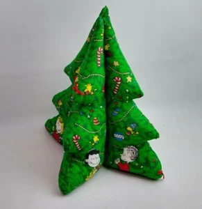 Vintage Peanuts Charlie Brown Cut Stuff Christmas Tree Plush Complete - Picture 1 of 9