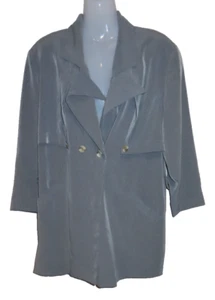 Vintage MOTTO Grey Long Sleeve Jacket Size 8 Small S - Picture 1 of 2