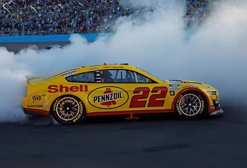 Joey Logano #22 Shell Penzoil NASCAR 2022 Champion 13x19 Gloss Photo Print 22TBO Cover