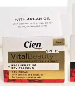 Cien Vital Beauty Day Cream SPF 15 Anti Ageing pH Neutral Silicone Free 50ml - Picture 1 of 3