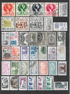 MEXICO    VARIOUS MINT/USED AIRMAIL ISSUES       1945 - 1955 - Picture 1 of 2