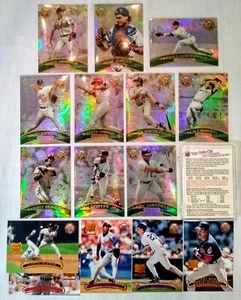 1996 Stadium Club Silver Extreme Winners Refractor SET + 32 Player Inserts Lot - Picture 1 of 14
