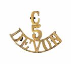 C.5 Devon Shoulder Title Brass Metal