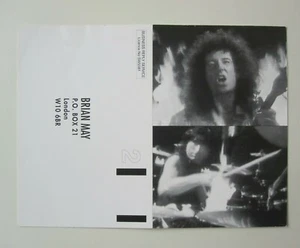Brian May 'Resurrection' Promotional 1993 Double Sided Postcard (Queen) - Picture 1 of 3
