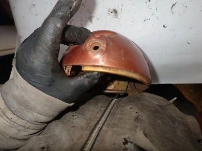 Farol tipo caçamba Honda Cl175 Cl 175 scrambler 1971 - Imagem 1 de 4