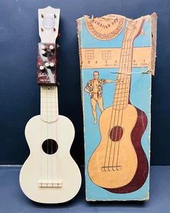feiner Diamantkopf Hawaii Kunststoff Uke mit Arthur Godfrey Aufsatz - Bild 1 von 24