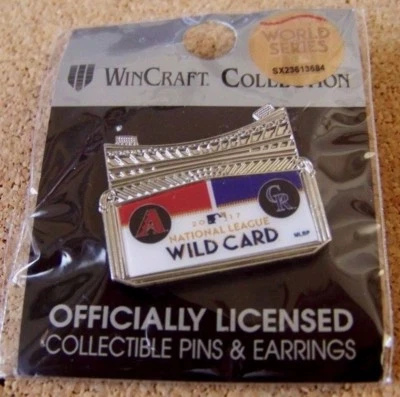 2017 Arizona Diamondbacks v Colorado Rockies National League Wild Card pin NL WC - Image 1 of 3