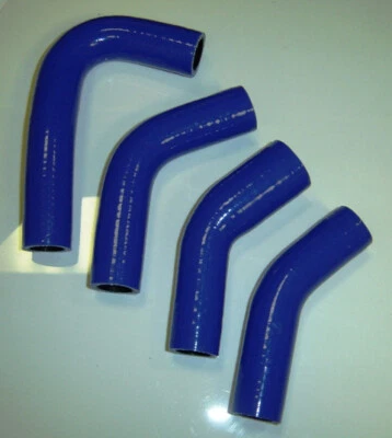 Juego de mangueras de radiador de silicona Yamaha RZ350 - AZUL - sin logotipos - ENVÍO GRATUITO Foto 1 de 3