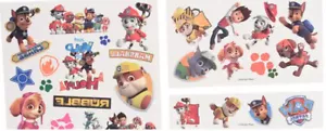 PAW PATROL TATUAGGI TEMPORANEI forniture per feste di compleanno 25 pezzi BOMONIERE cani Chase + - Foto 1 di 2