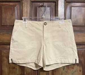 OLD NAVY 100% Cotton Shorts Khaki Size 4 Inseam 5" Rise 8.5 - Picture 1 of 6