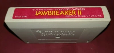 Jawbreaker II für den Texas Instruments TI99/4a Computer gebraucht - Bild 1 von 2