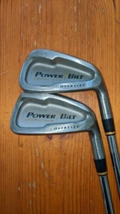 Power Bilt Grand Slam Oversized 6 Iron + 7 Iron / RH / Regular Steel - Nice! - Picture 1 of 5