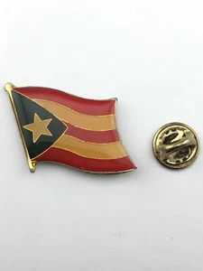Rare Vintage 80s Puerto Rico Flag Enamel Pinback Lapel Pin Hat Pin. - Picture 1 of 1