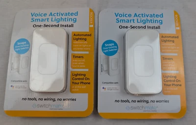 Lote 2 Balancín Control Iluminación Inteligente Switchmate RSM001W con Baterías Blanco Sellado Foto 1 de 3