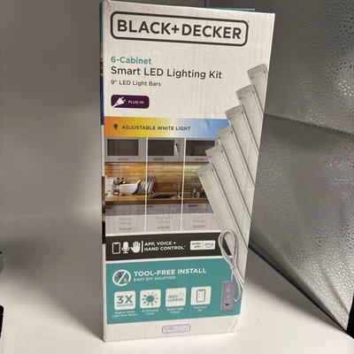 Умная светодиодная лампа BLACK+DECKER соединяемая под шкаф (упаковка 6 шт.) - Изображение 1 из 2