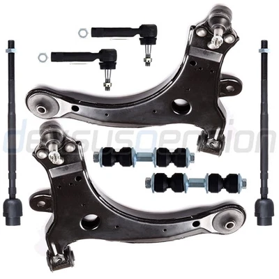 8x For 1997-04 Buick Century Regal Front Lower Control Arm Tie Rod End Sway Bar - Image 1 of 4