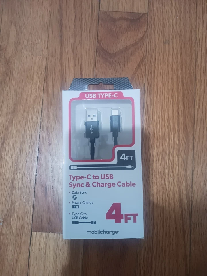 Mobilcharge 4ft USB Type C - Image 1 of 1