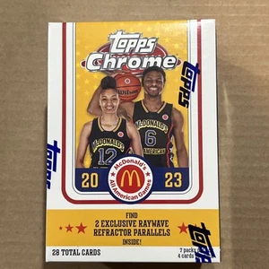 2023 Topps Chrome McDonald’s All-American Games Basketball Blaster Box - Picture 1 of 3