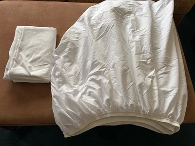 Twin XL Sheet Set - Bright White, Deep Pockets - Image 1 of 4