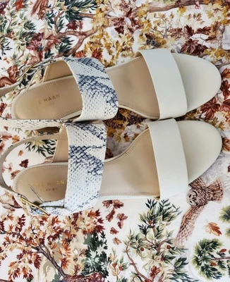 SANDALIAS COLE HAAN AVANTI CITY PARA MUJER CUERO MARFIL TALLA 9,5 $165 Foto 1 de 4