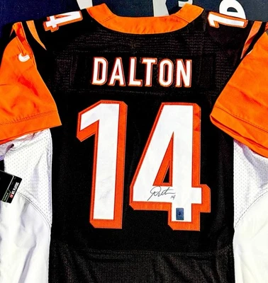 Camiseta autografada assinada por Andy Dalton Nike Cincinnati Bengals jogador holograma - Imagem 1 de 2