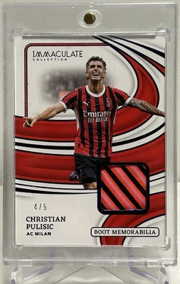 2024-25 PANINI IMMACULATE SOCCER CHRISTIAN PULISIC BOOT MEMORABILIA BM-CP /5 SSP - Image 1 of 2
